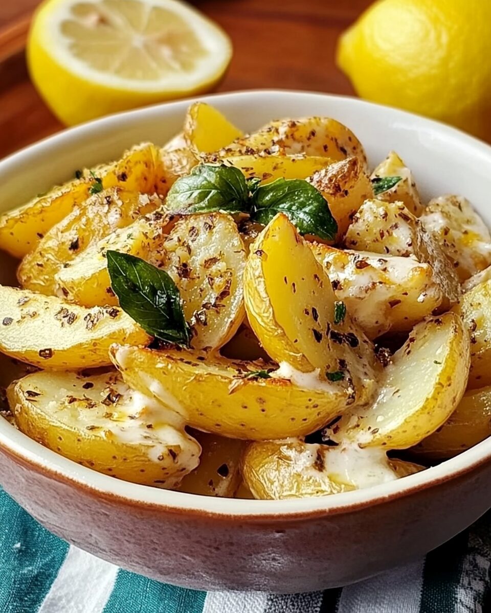 Greek Lemon Potatoes