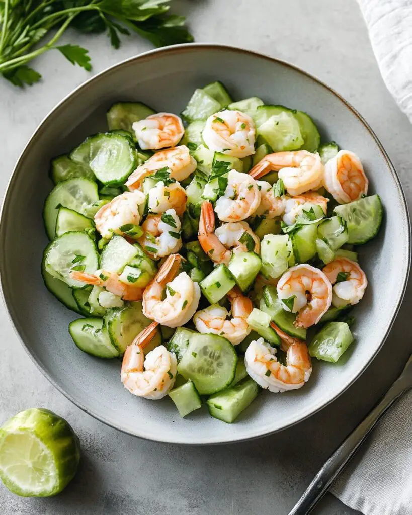 Cucumber Shrimp Salad