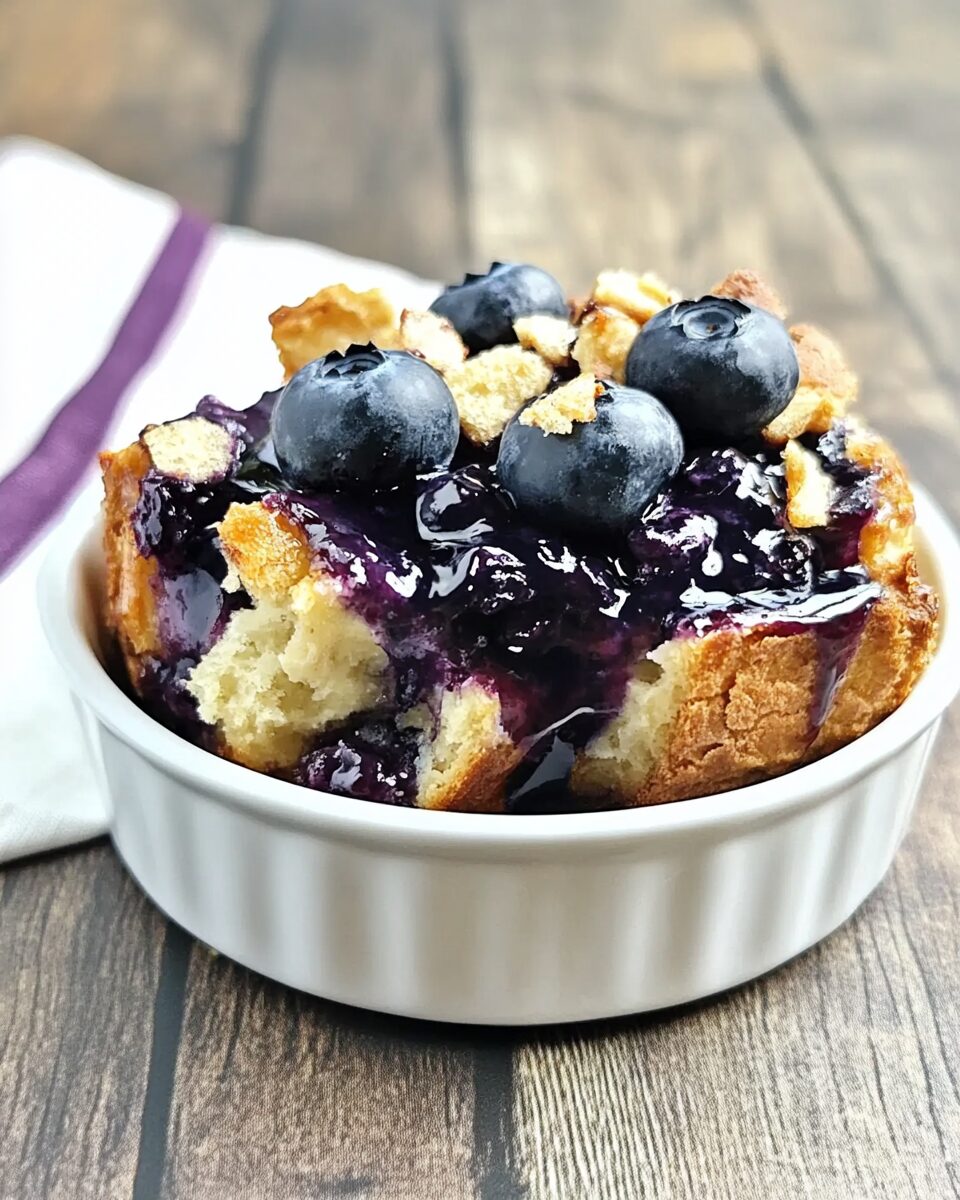 Blueberry Bread Pudding