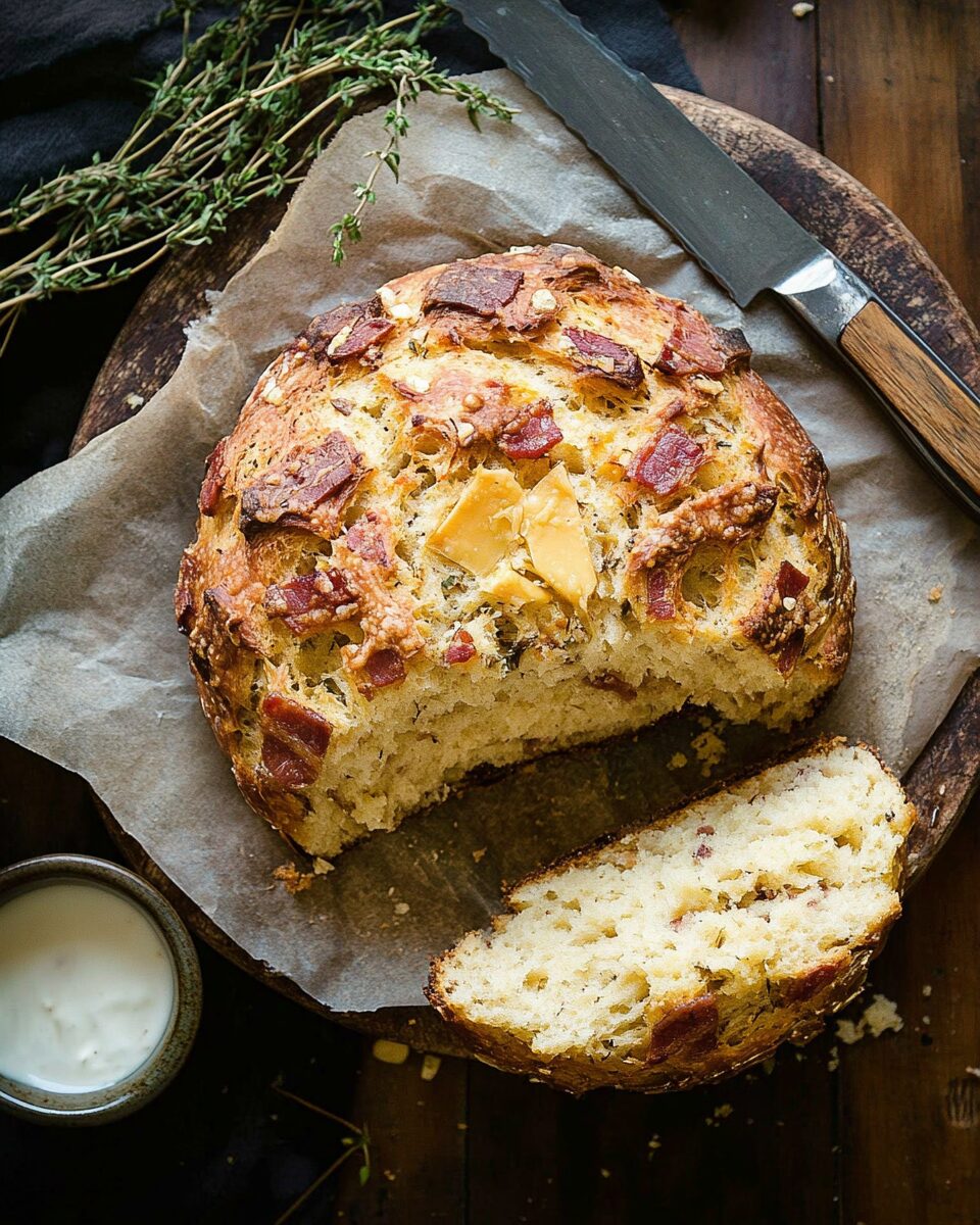 Irish Cheddar and Bacon Soda Bread
