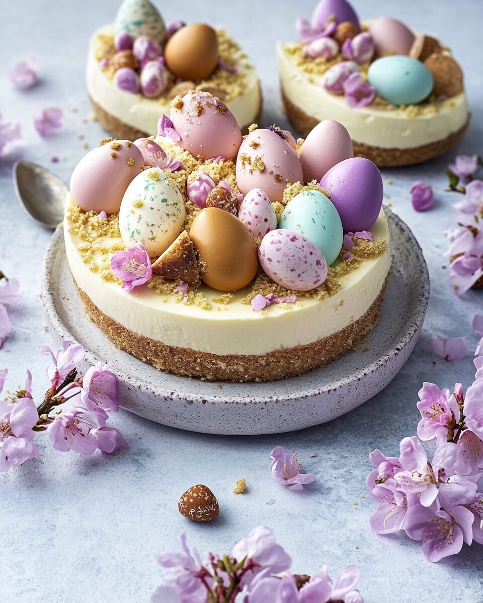 Easter Egg Cheesecake
