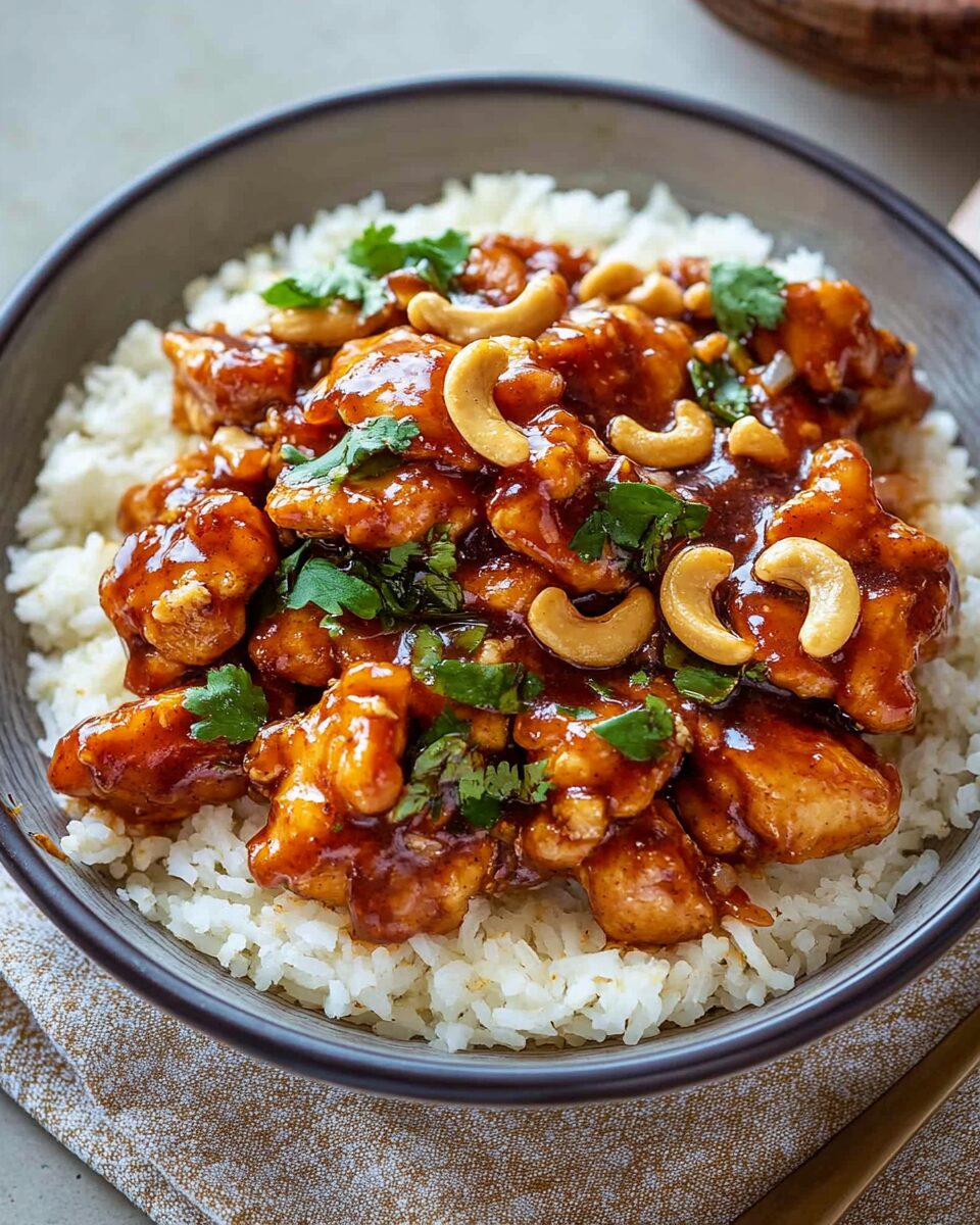 Spicy Cashew Chicken
