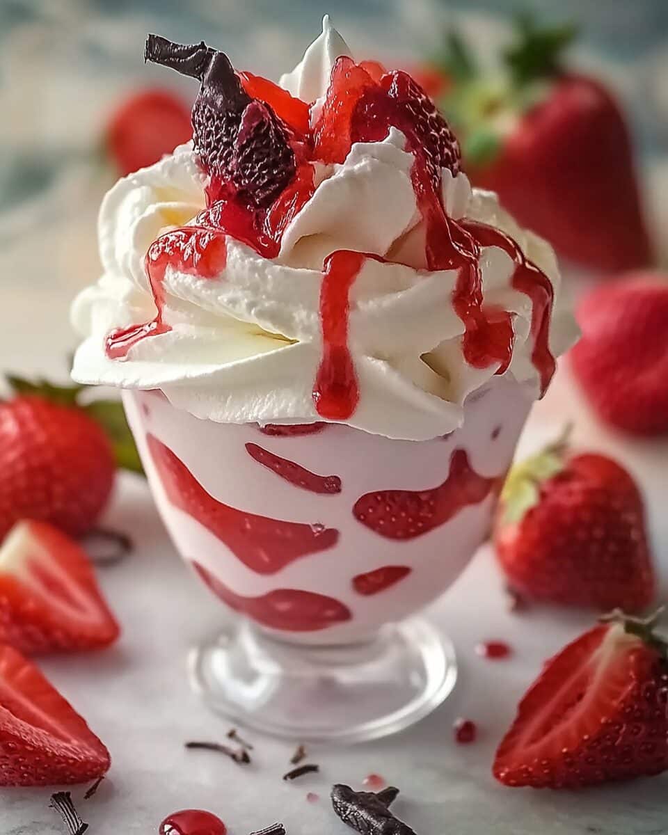 Creamy Strawberry Vanilla Delight