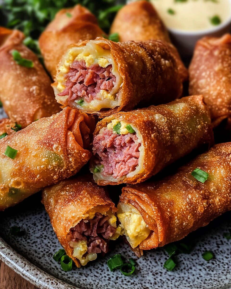 Corned Beef Egg Rolls