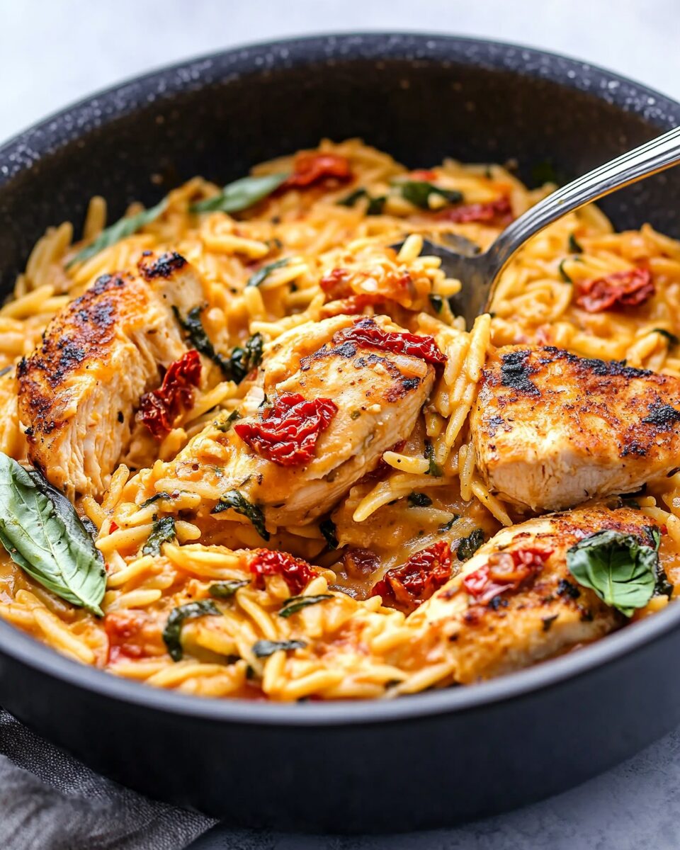Sun-Dried Tomato Chicken Orzo