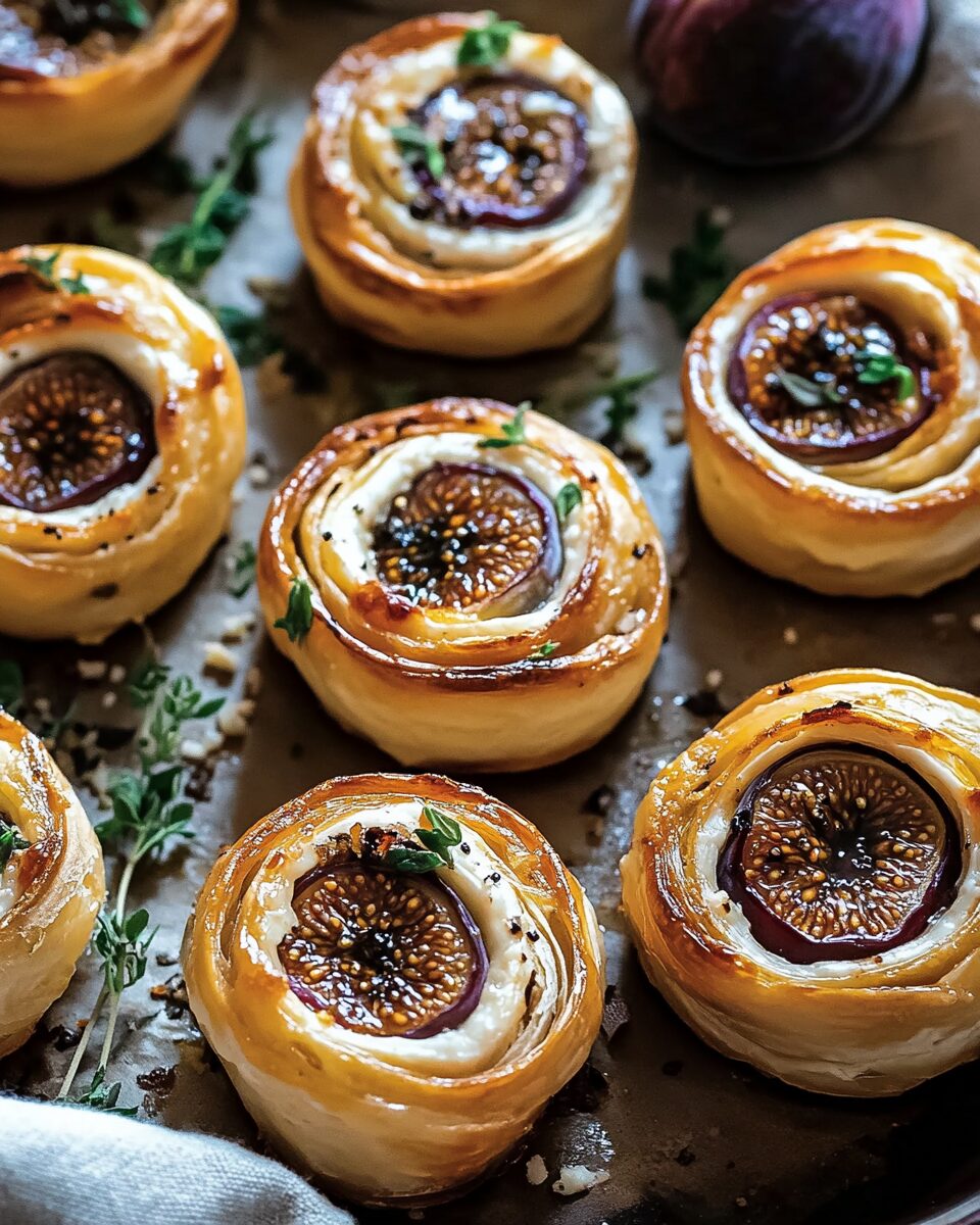 Fig and Goat Cheese Pinwheels