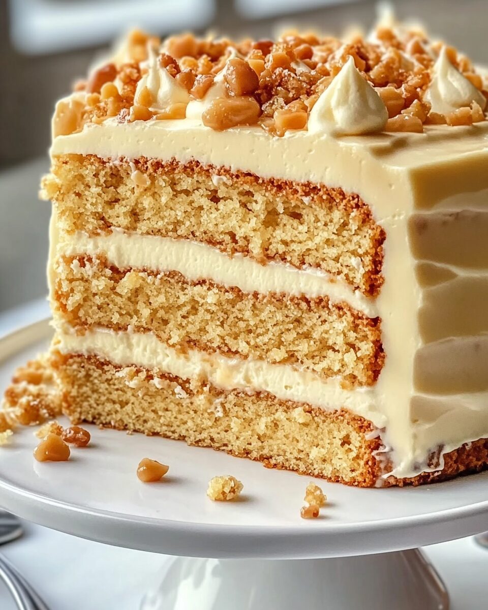 Butterscotch Crunch Cake
