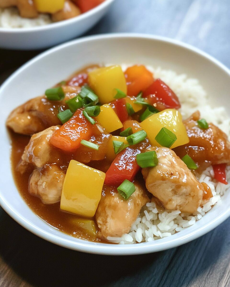 Slow Cooker Sweet and Sour Chicken