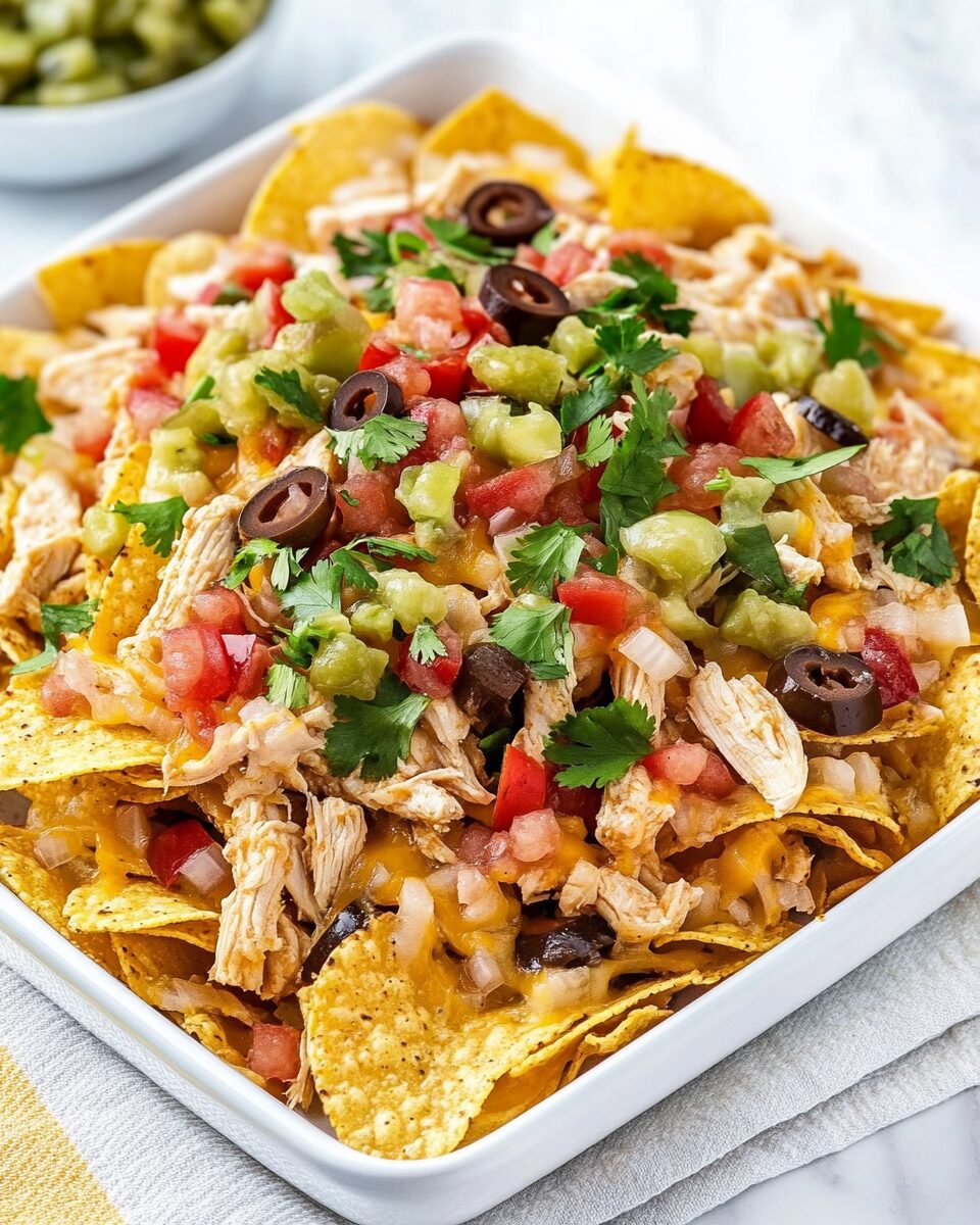 Crockpot Chicken Nachos