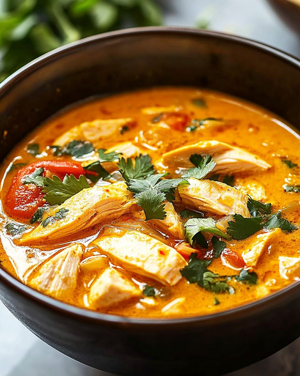 Curried Pumpkin Chicken Soup