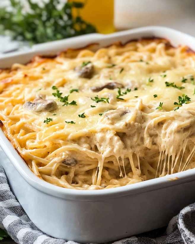 Creamy Chicken Tetrazzini