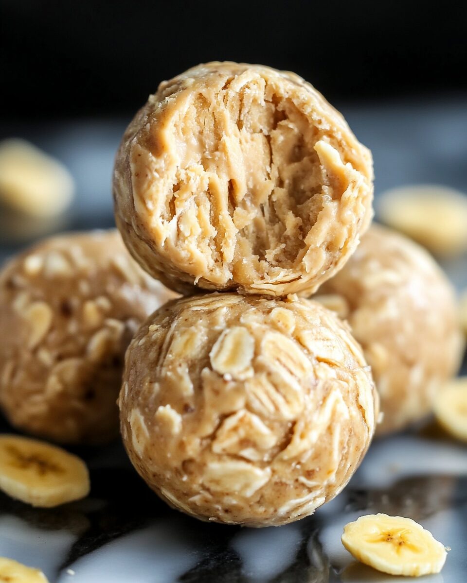 Creamy Peanut Butter Banana Energy Balls