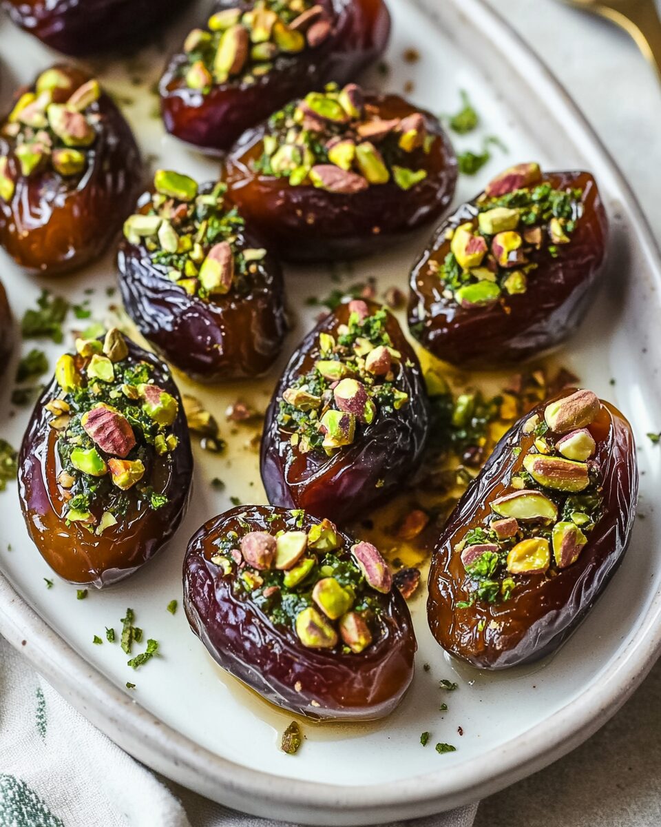 Roasted Boursin-Stuffed Dates