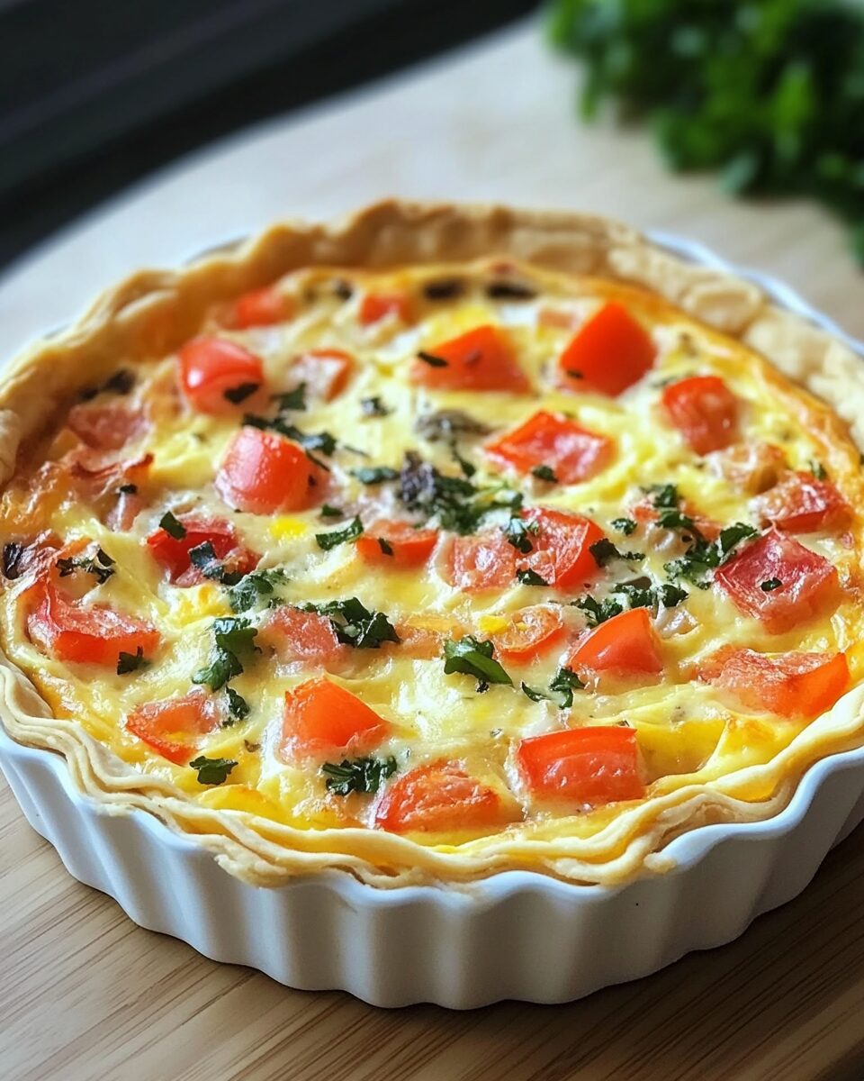 Tortilla Quiche Bake