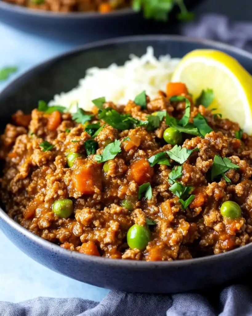Old-Fashioned Savoury Mince with Curry