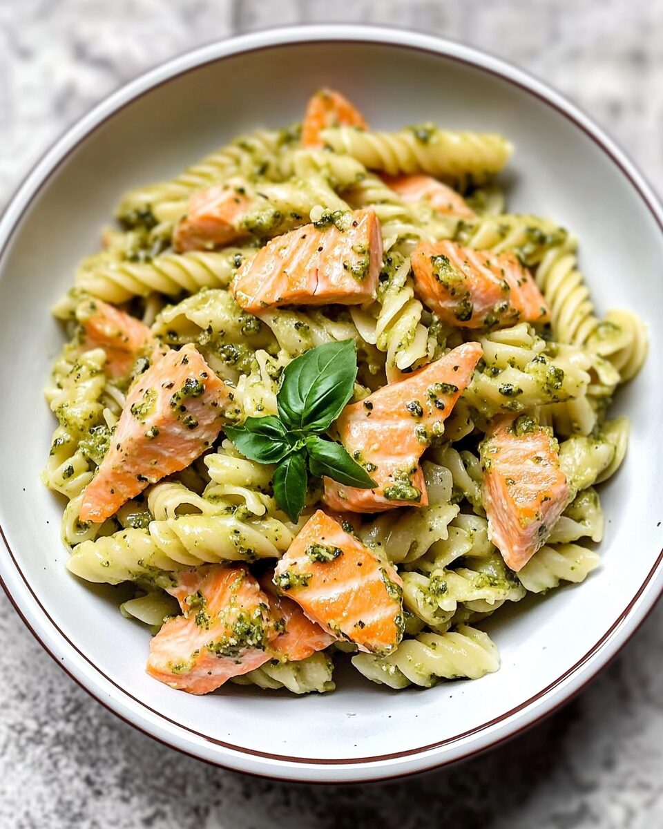 Salmon Pesto Pasta