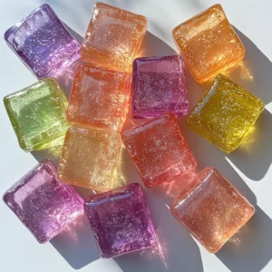 Piña Colada Gummy Cubes: A Tropical Paradise in Every Bite