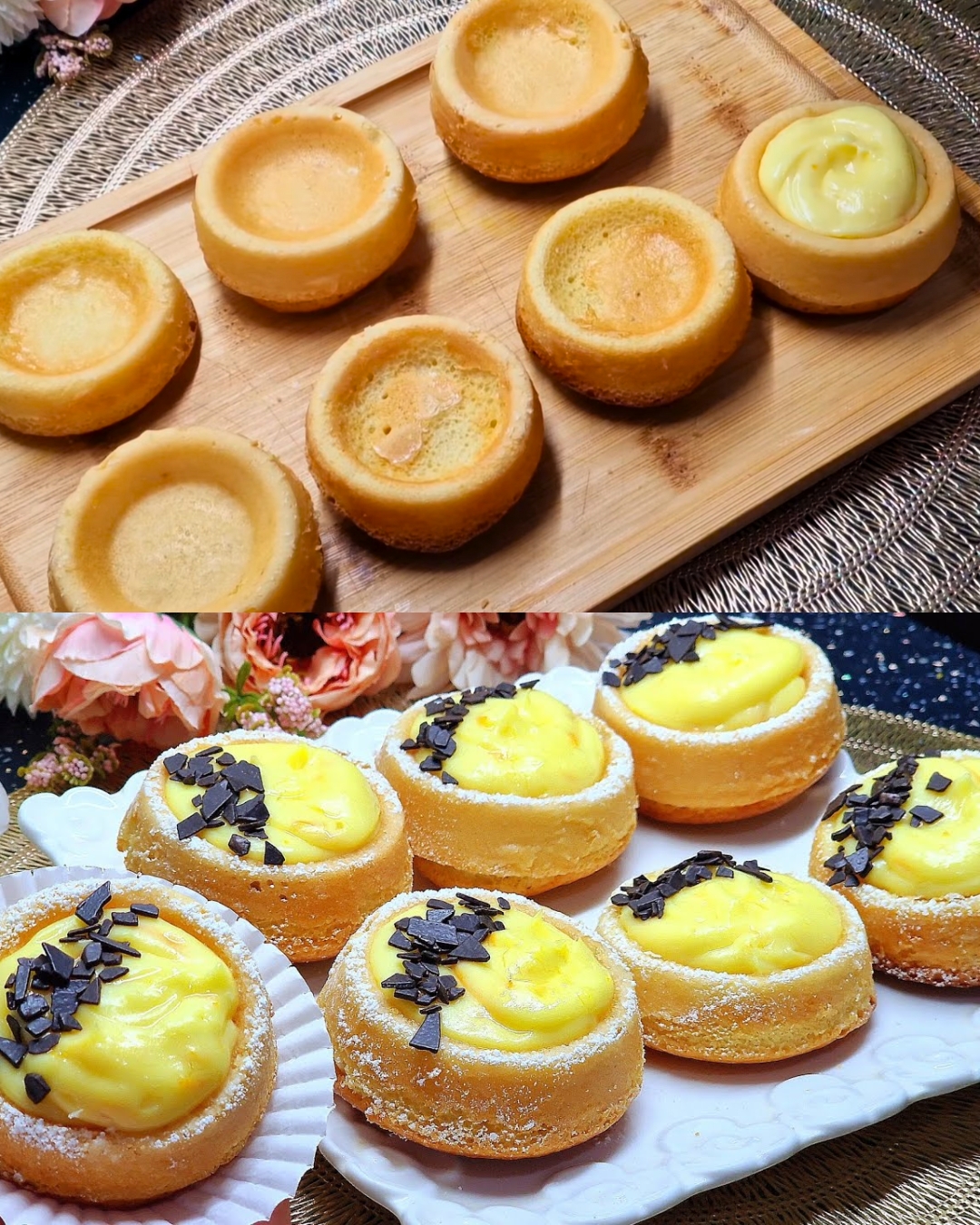 Orange-Filled Vanilla Yogurt Cakes