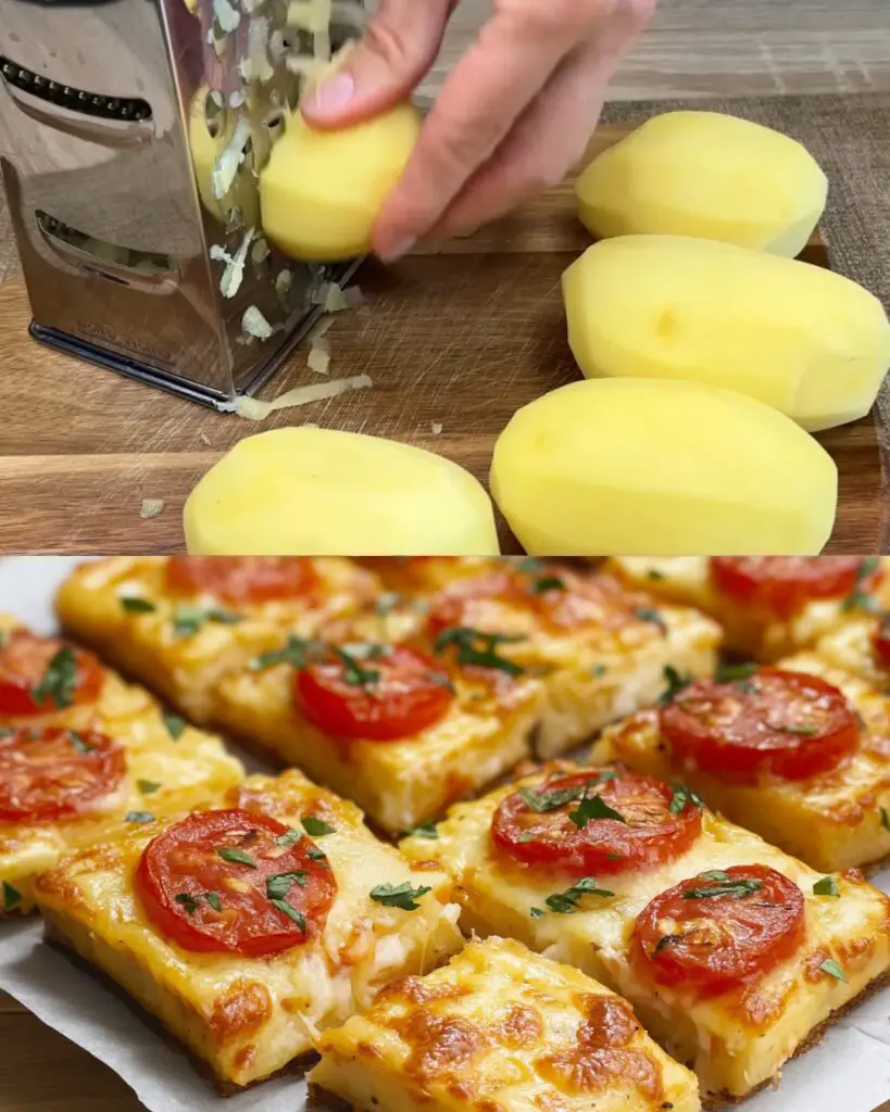 Potato, Carrot & Kefir Casserole with Tomatoes and Cheese