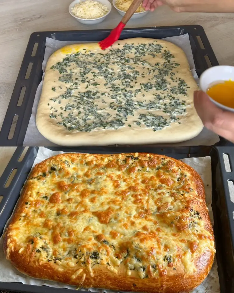 Cheese & Herb Stuffed Pull-Apart Bread