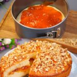 Apricot Jam & Walnut Layer Cake