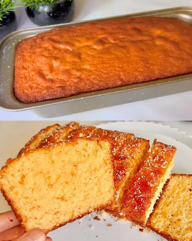 Orange Blossom Honey Coconut Cake