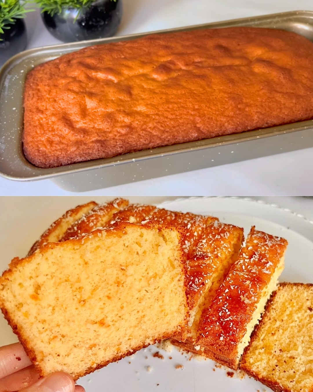 Orange Blossom Honey Coconut Cake
