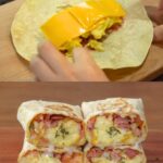 Breakfast Tortilla Egg & Bacon Wrap