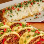 Cheesy Potato Roll with Spicy Minced Meat Filling