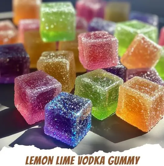 Lemon Lime Vodka Gummy Cubes: The Ultimate Adult Treat