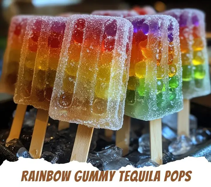 Rainbow Gummy Tequila Pops picture