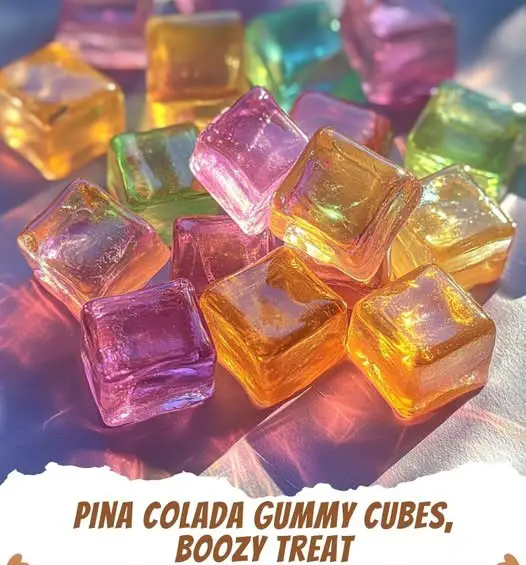 Piña Colada Gummy Cubes: A Tropical Paradise in Every Bite