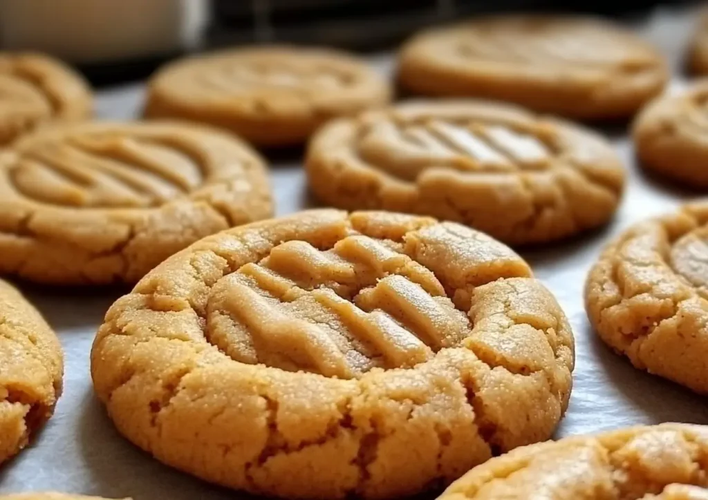 Thick And Chewy Peanut Butter Cookies