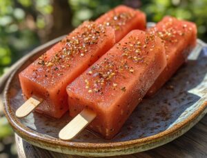 Firecracker Watermelon Tequila Pops, Spicy, Refreshing, and Irresistibly Cool
