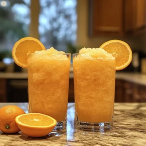 Orange Crush Vodka Slushies