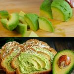 Golden Avocado Sheet Bread with Sesame