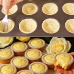 White Chocolate Coconut Shortbread with Vanilla Custard