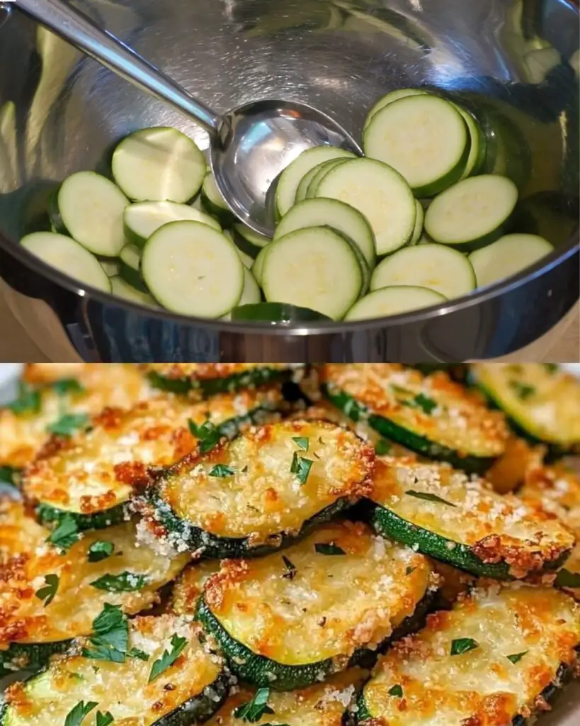 Crispy Parmesan Zucchini Rounds