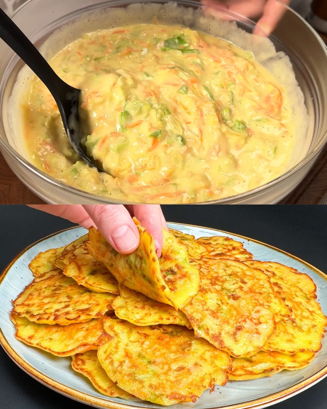 Cabbage & Kefir Savory Pancake Bake with Creamy Dill Sauce