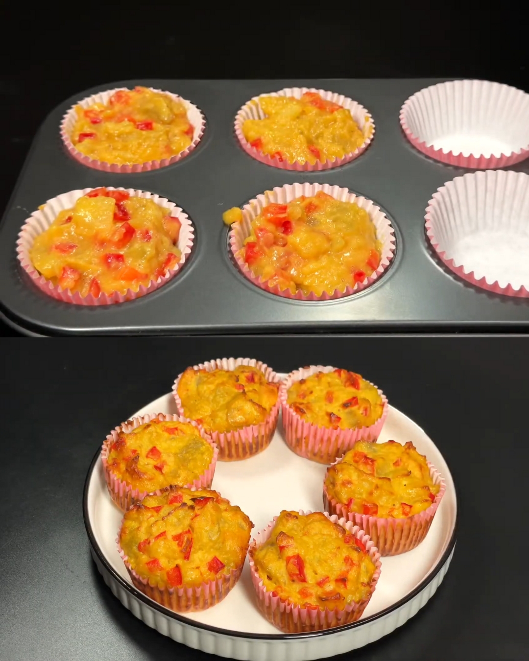 Potato and Pepper Muffins
