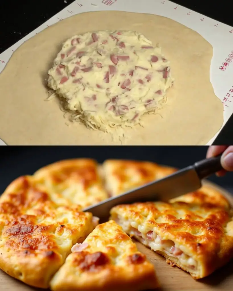 Mashed Potato, Cheese, and Ham Pie