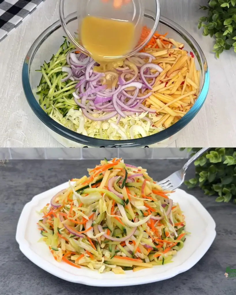 Crisp Apple and Garden Vegetable Salad