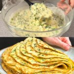 Zucchini & Potato Pancakes with Creamy Cucumber-Dill Sauce
