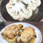 Cauliflower Steaks with Savory Mushroom Filling