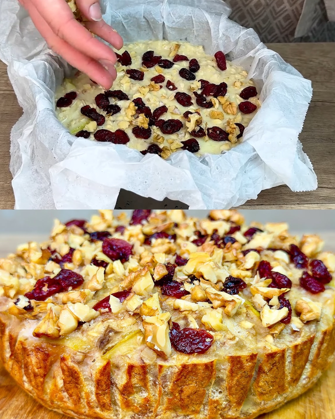 Oat, Banana & Apple Breakfast Bake