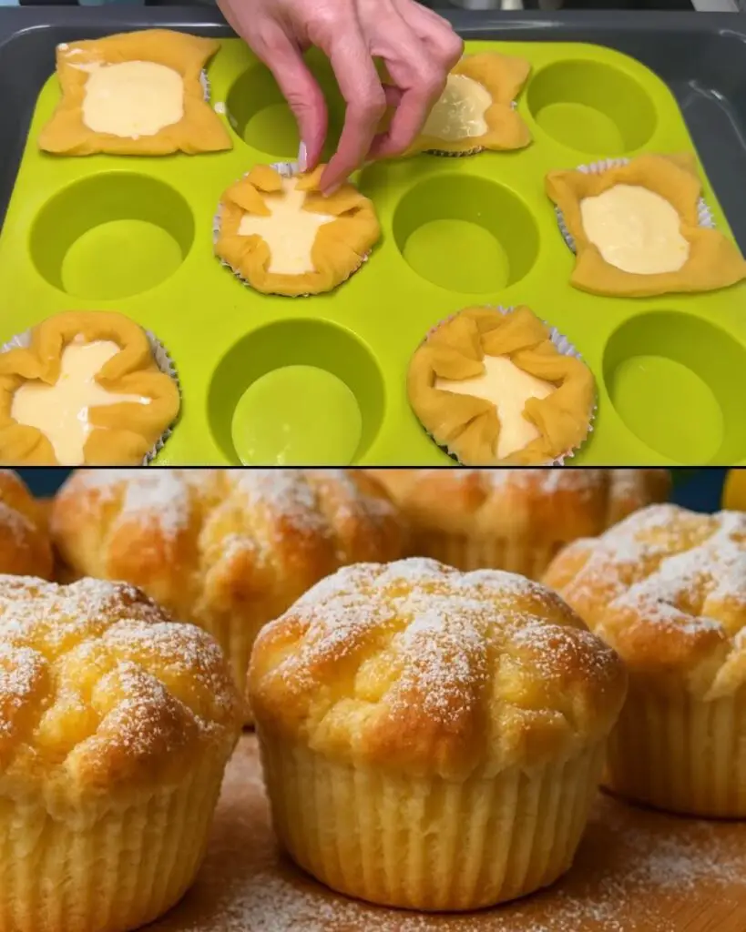 Lemon-Ricotta Filled Pastry Cups