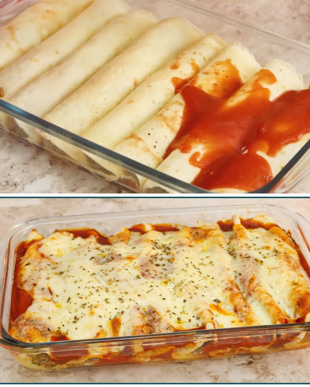 Ground Beef-Stuffed Pancakes