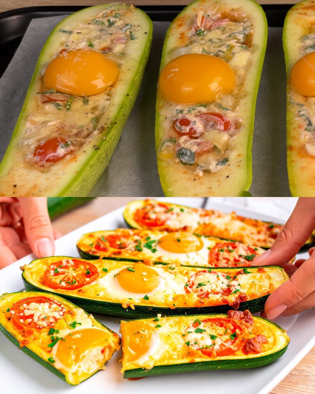 Creamy Chicken, Mushroom & Zucchini Bake