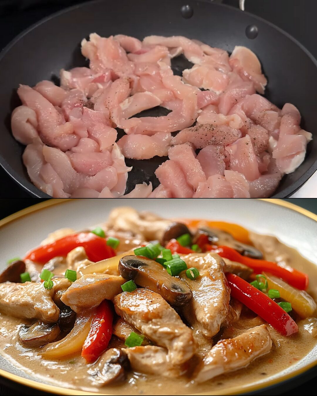 Creamy Chicken & Mushroom Skillet