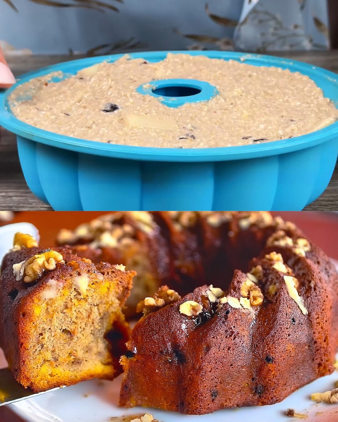 Oatmeal, Walnut & Cranberry Banana Loaf